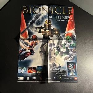 2003 Bionicle PS2 Xbox Gamecube Vintage Print Ad/Poster LEGO Official Promo Art - Bild 1 von 11
