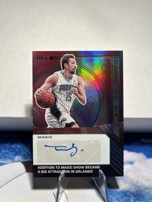 2022-23 Panini Recon Claim To Fame Hedo Turkoglu Magic AUTO /125 Magic - Image 1 of 2