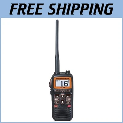 Compact 6W Floating Marine VHF Radio with Emergency Features - Waterproof Design - Image 1 of 2