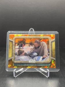 2024 Topps Chrome Sapphire Star Wars Qui-Gon Jinn’s Advice Orange 18/25 #48 - Picture 1 of 2