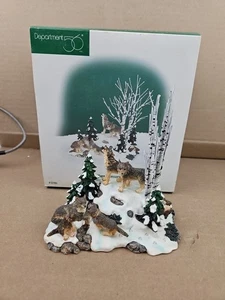 Accesorios Village Dept 56 Wolves In The Woods #52765 en caja - Imagen 1 de 3