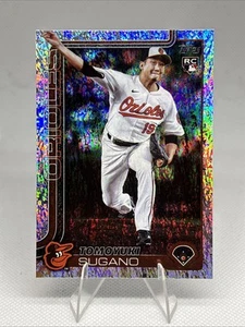 2025 Topps Series 2 Tomoyuki Sugano #417 Silver Shimmer Foil RC Orioles - Picture 1 of 2