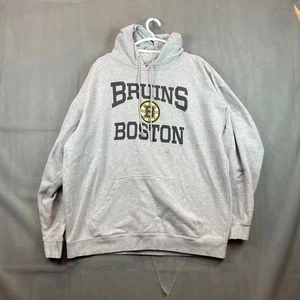 Boston Bruins Sudadera con Capucha Hombres 2XL Gris NHL Logo Oficial Pullover Sudadera Exterior - Imagen 1 de 15