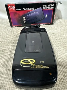 Quantum International VHS Video Tape Cassette Rewinder V-999 Tested - Picture 1 of 11