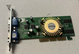 82208E/V5 JATON 3DF MX4000TWIN 128MB 2-PORT VGA VIDEO CARD - Picture 1 of 4