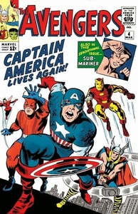 THE AVENGERS #4 COMIC BOOK COVER poster print 11"x17" home decor - Picture 1 of 11