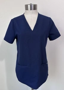 Blusa Médica FIGS para Mujer XS Azul Marino Casma Tres Bolsillos Manga Corta FW1100 - Imagen 1 de 4