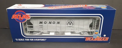 Atlas O Trainman MONON 3-Bay PS-2 Covered Hopper 3 Rail #839 New In Box - Image 1 of 4