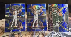 Giannis Antetokounmpo 3 Karten Select Silver Prizm And Ice Lot Bucks - Bild 1 von 3