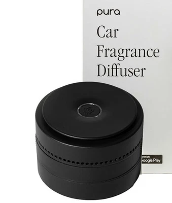 Pura Car Fragrance Diffuser Black Smart Aroma Diffuser with "CAR WASH" Scent - Image 1 of 4