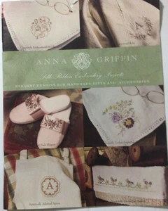 Plaid Bucilla Anna Griffin Silk Ribbon Embroidery Projects Booklet - Picture 1 of 3