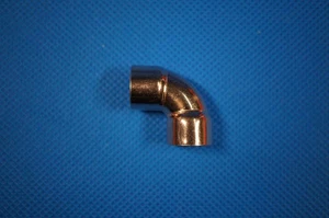 HVAC Copper Fitting CxC 90° Elbow 1/2" Flaring ID 12.7mm - Picture 1 of 6