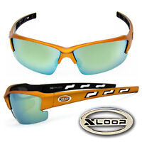 Xloop Sports Designer Sunglasses Free Pouch Matte Black Frame Black Lens X46