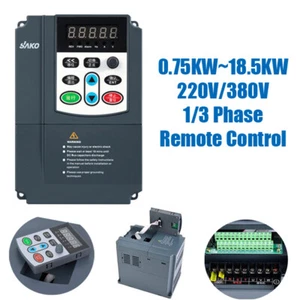 220V 380V 0.75KW ~ 18.5KW 1.5KW Frequenzumrichter Frequenzumwandler Inverter VFD - Bild 1 von 25