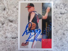 Indians Daron Kirkreit Signed Autographed 1994-95 Fleer Excel Kinston Mint