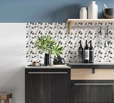 Fliesenaufkleber Küche Bad WC Fliesenspiegel Kachel Dekor Deko Klebe Folie matt - Bild 1 von 4