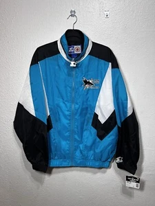 Giacca a vento uomo vintage starter San José Sharks taglia large - Foto 1 di 10