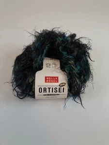 Wolle Rodel Ortisei Yarn Skein New - Skein Bulky 5 1.75 oz/50 g Black Blue Green - Picture 1 of 3