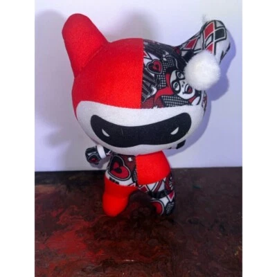DC Justice League Harley Quinn 7" Plush Super Hero Cute Chibi Sticker Bomb - Image 1 of 4