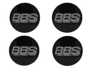 ✅4xBBS Rotations-Nabendeckel 3D Schwarz/Platinum 70mm 58071056 Nabenkappe - Bild 1 von 6