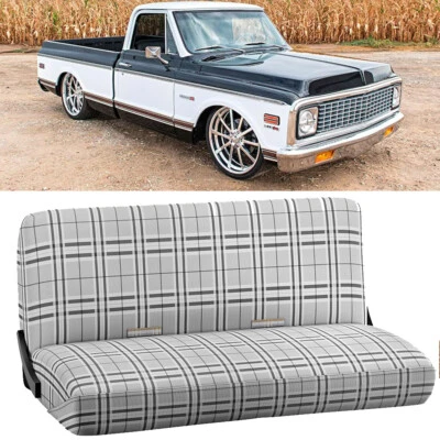 For Chevy C10 C20 C30 Car Truck Saddle Blanket Bench Front Seat Cover Full Size Foto 1 de 4