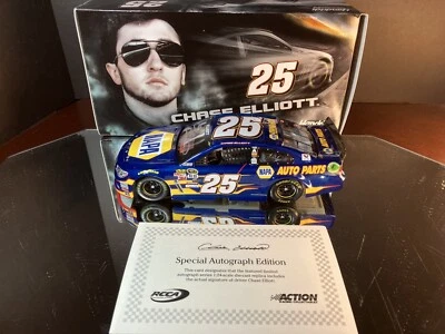 Chase Elliott #25 Napa Auto Parts Autographed Pre-Rookie 2015 Chevrolet SS 3,486 - Image 1 of 4