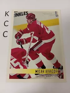 1994-95 Topps Premier #104 Micah Aivazoff Detroit Red Wings ID:2 - Foto 1 di 2