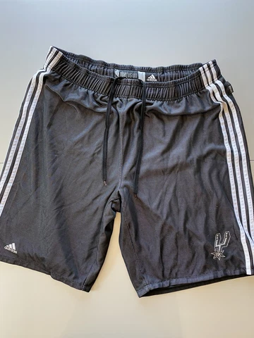 Vintage Adidas San Antonio Spurs NBA Fusion Practice Warm Up Team Shorts Sz XL Cover