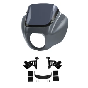 Quarter Fairing Windshield Bracket For Harley Softail Low Rider 18+ Gunship Gray - Bild 1 von 7