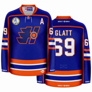 Halifax Highlanders Doug Glatt blau Hockey Trikot - Bild 1 von 16