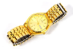 CITIZEN CQ Watch Vintage Men's Quartz CITIZEN 6100-S16725 Wristwatch For Parts - Picture 1 of 8