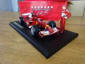 Hot Wheels Ferrari F1 Michael Schumacher Seven Time World Champion neu 1:18 Rar - Bild 1 von 10