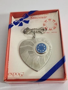 Montreal Expo 67  Souvenir Brooch Vintage 1963 New - Picture 1 of 5