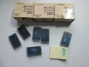FOXBORO M/40 BLUE INK PACKET TYPE 1800 FO104 AS QTY 15 (DR1G-2) - Picture 1 of 3