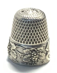 Simons Bruder Sterling Silber 925 Fingerhut IO26 - Bild 1 von 7