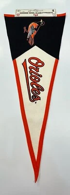 Banderín de lana bordado racha ganadora de béisbol de los Orioles de Baltimore MLB Foto 1 de 4