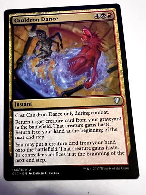 MTG Magic The Gathering Commander 2017 Cauldron Dance Uncommon LP - Image 1 of 2