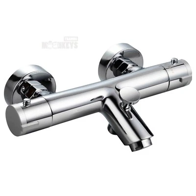 SCHÜTTE Thermostat Wasserhahn-Wanne Badewannenarmatur Badewanne Wannenfüll Armatur Bad