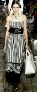 AUTH RUNWAY Resort 2019 Christian Dior Maxikleid mit Stickerei 40it/36fr - Bild 1 von 12