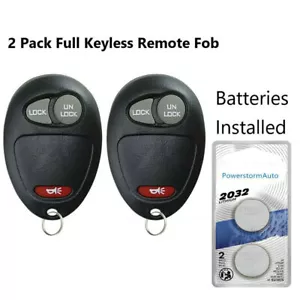 2PCS For 2006-2010 Hummer H3 Keyless Entry Remote Car Key Fob L2C0007T 10335583 - Picture 1 of 6