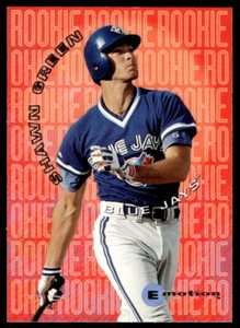 1995 SkyBox E-Motion Rookies Shawn Green Toronto Blue Jays #6