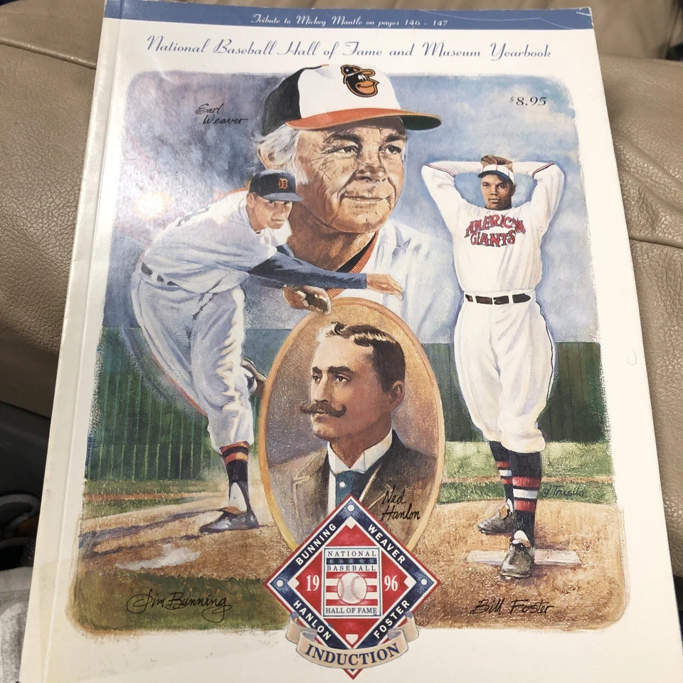 National baseball Hall Of Fame Official Program Magazine. Cooperstown NY~ 1996 - Image 1 of 4
