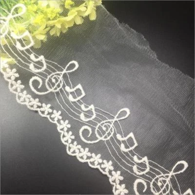 5 yards Net yarn Cotton thread Embroidery Music Rune lace Sewing Accessories - Image 1 of 2