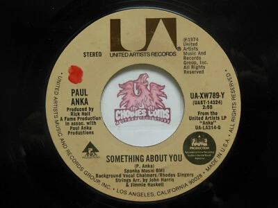 Paul Anka: Anytime (I'll Be There) / Something About You, 45 RPM VG+ (W0) - Image 1 of 2