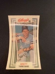 1983 Kellogg's 3-D Super Stars #4 George Brett