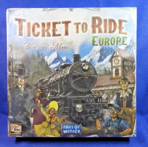 NEW and SEALED.. Ticket to Ride Europe / Board Game / Ages 8+ By Days Of Wonder. - Picture 1 of 12