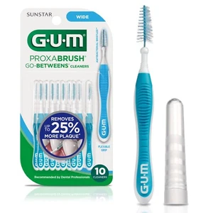 GUM ProxaBrush Go-Betweens 10 REINIGER INTERDENTALBÜRSTEN | WADE Zahnspangenpflege - Bild 1 von 7