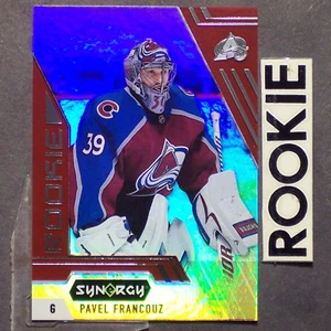 PAVEL FRANCOUZ  RC  2020-21  Synergy  RED  #124  Colorado Avalanche  ROOKIE  (a - Picture 1 of 2