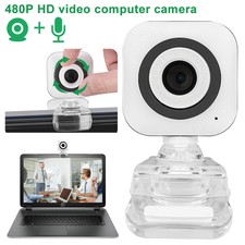 Webcam HD 640*480P Kamera USB 2.0 3.0 Mit Mikrofon für Computer PC Laptop 360° D