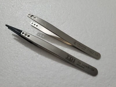 Pinzas de precisión hechas en Suiza Ideal-Tek 71MZ.SA & TDI 2ADKR0SA Foto 1 de 4